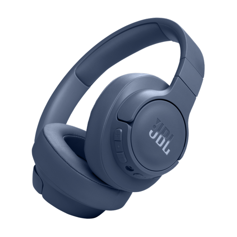 Blue JBL Tune 770NC Wireless Over-Ear Headphones