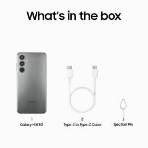 Samsung Galaxy M35 - 5G 6.6" 6GB RAM 128GB ROM 50MP 6000mAh - Thunder Grey - Image 4