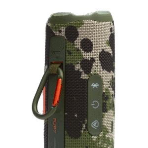 JBL Flip 7 - JBL Pro Sound with AI Sound Boost, up to 16 hours of playtime, multi-speaker connection via Auracast, and waterproof, dustproof, drop-proof design for all adventures – Camouflage - Image 2