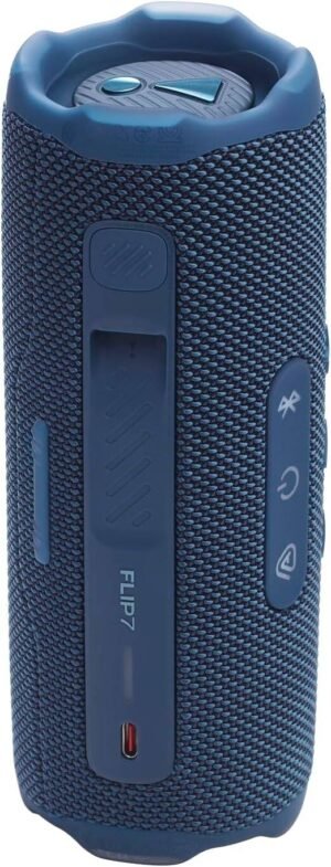 JBL Flip 6 Portable IP67 Waterproof Speaker with Bold Original Pro Sound, 2-Way Speaker, Powerful Sound and Deep Bass, 12 Hours Battery, Safe USB-C Charging Protection - Blue - Image 3