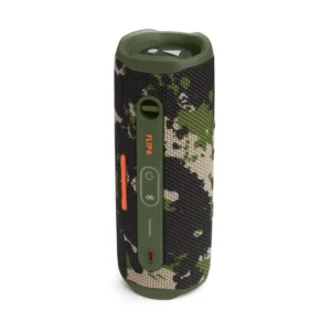 JBL Flip 6 Portable IP67 Waterproof Speaker with Bold Original Pro Sound, 2-Way Speaker, Powerful Sound and Deep Bass, 12 Hours Battery, Safe USB-C Charging Protection - Camouflage - Image 5