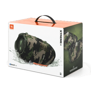 Experience the JBL Xtreme 4 Portable Waterproof Speaker with Pro Sound, Auracast, long battery life, and rugged design for any adventure.