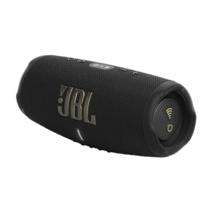 JBL Charge 5 Portable Wi-Fi and Bluetooth Speaker, Deep Powerful Bass, 20H Battery, Waterproof & Dustproof, Built-In Charger, Self-Tuning Feature, Open Streaming Ecosystem - Black - Image 5
