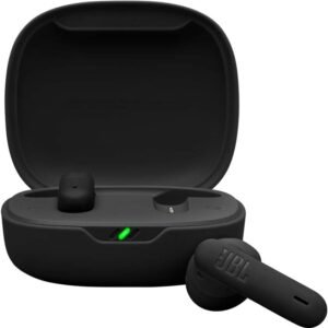 JBL Wave Flex 2 Adaptive Noise Cancelling with Smart Ambient True Wireless Earbuds, Deep Bass, Comfort Fit, 40H Battery, Hands-Free + VoiceAware, Water and Dust Resistant - Black - Image 2