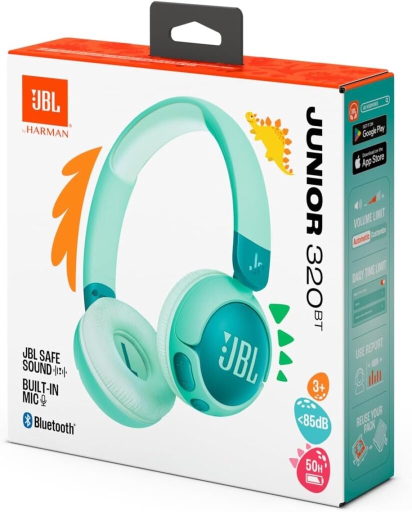 JBL Junior 320 BT Wireless Kids Headphones