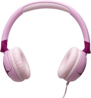 JBL Junior 320 Kids Wired On-Ear Headphones, Safe Sound (<85dB), Built-In Mic, Soft Padded Headband, Comfortable Ear Cushion, Compact and Foldable Design, Single-Side Flat Cable - Purple - Image 3