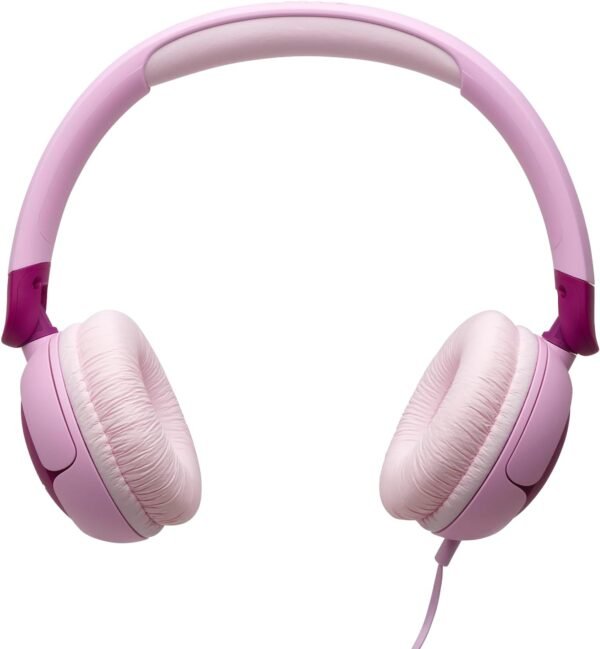 JBL Junior 320 Kids Wired On-Ear Headphones, Safe Sound (<85dB), Built-In Mic, Soft Padded Headband, Comfortable Ear Cushion, Compact and Foldable Design, Single-Side Flat Cable - Purple - Image 3