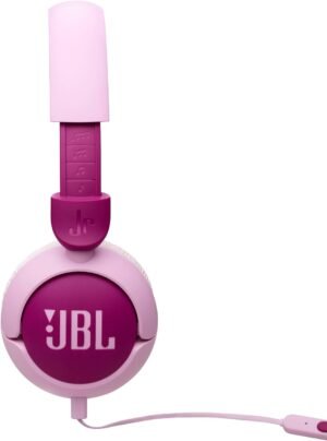 JBL Junior 320 Kids Wired On-Ear Headphones, Safe Sound (<85dB), Built-In Mic, Soft Padded Headband, Comfortable Ear Cushion, Compact and Foldable Design, Single-Side Flat Cable - Purple - Image 4