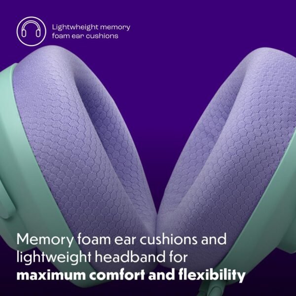 JBL Quantum 100M2 Wired Over-Ear Gaming Headset with JBL QuantumSOUND Signature, 3.5 mm Jack, Multi-Platform Compatibility and Removable Microphone with Mute Option, Cyan - Image 4