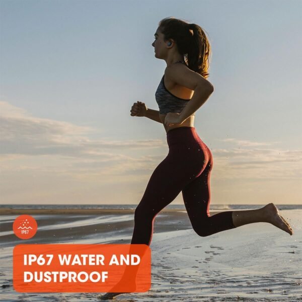 JBL Endurance Race TWS - Waterproof true wireless active sport earbuds, JBL Pure Bass Sound, Up to 30 hours of battery life, IP67 Waterproof and Dustproof, Ambient Aware & TalkThru (Black) - Image 3