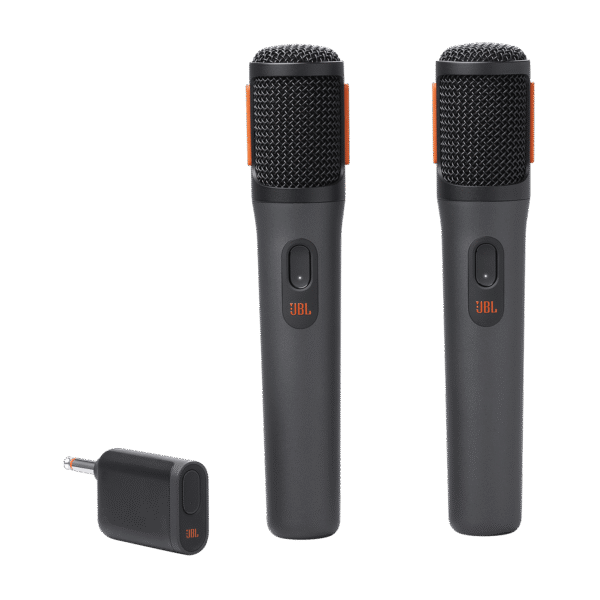 JBL PartyBox Wireless Mic - 2X Digital Wireless Microphones, Rechargeable battery (20hrs - 700mAh), Clear voice, crisp sound, Stable 2.4GHz connection, Compatible with all PartyBox speakers (Black) - Image 2
