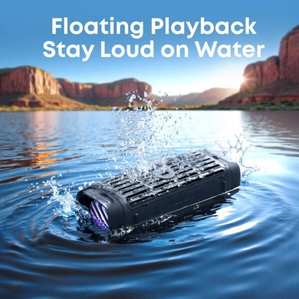 Soundcore Boom 3i by Anker, Rugged Outdoor Speakers, IP68 Waterproof, Floating Playback, Saltwater-Resistant, BassUp 2.0, 50W Portable Speaker, Bluetooth 5.3, 16H Playtime, TWS, Kayak/Fishing/Camping - Image 4