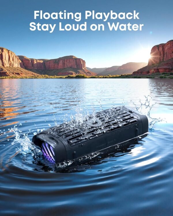 Soundcore Boom 3i by Anker, Rugged Outdoor Speakers, IP68 Waterproof, Floating Playback, Saltwater-Resistant, BassUp 2.0, 50W Portable Speaker, Bluetooth 5.3, 16H Playtime, TWS, Kayak/Fishing/Camping - Image 2