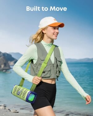 Soundcore Boom 3i by Anker, Rugged Outdoor Speakers, IP68 Waterproof, Floating Playback, Saltwater-Resistant, BassUp 2.0, 50W Portable Speaker, Bluetooth 5.3, 16H Playtime, TWS, Kayak/Fishing/Camping Green - Image 6