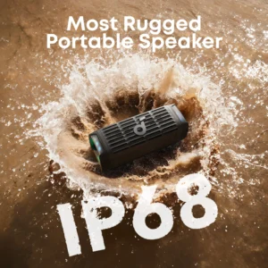 Soundcore Boom 3i by Anker, Rugged Outdoor Speakers, IP68 Waterproof, Floating Playback, Saltwater-Resistant, BassUp 2.0, 50W Portable Speaker, Bluetooth 5.3, 16H Playtime, TWS, Kayak/Fishing/Camping Green - Image 3