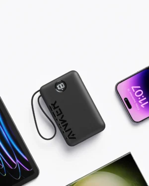 Anker 335 20,000mah 22.5W Power Bank With Built in USB C Cable and integrated stand - Image 8