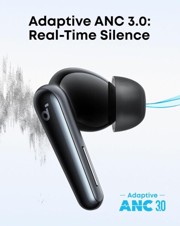 Anker Soundcore Liberty 5, Noise Cancelling Wireless Earbuds, 2x Stronger Voice Reduction, Real-Time Adaptive Noise Cancellation, Fast Charging, Dolby Audio, 6-Mic AI Clear Calls, Long Battery Life - Image 3