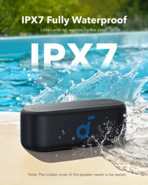 soundcore by Anker Select 2S Bluetooth Speaker with 20W Stereo Sound, BassUp, Custom EQ, Wireless Stereo Pairing, IPX7 Waterproof and 16H Playtime, Portable Speaker for Home, Hiking and Outdoors - Image 3