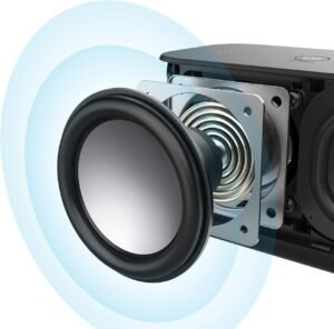 Anker Soundcore Boost Bluetooth Speaker with Well-Balanced Sound, BassUp, 12H Playtime, USB-C, IPX7 Waterproof, Wireless Speaker with Customizable EQ via App, Wireless Stereo Pairing - Image 6