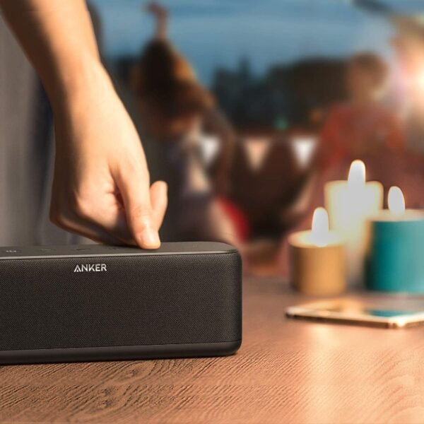 Anker Soundcore Boost Bluetooth Speaker with Well-Balanced Sound, BassUp, 12H Playtime, USB-C, IPX7 Waterproof, Wireless Speaker with Customizable EQ via App, Wireless Stereo Pairing - Image 7