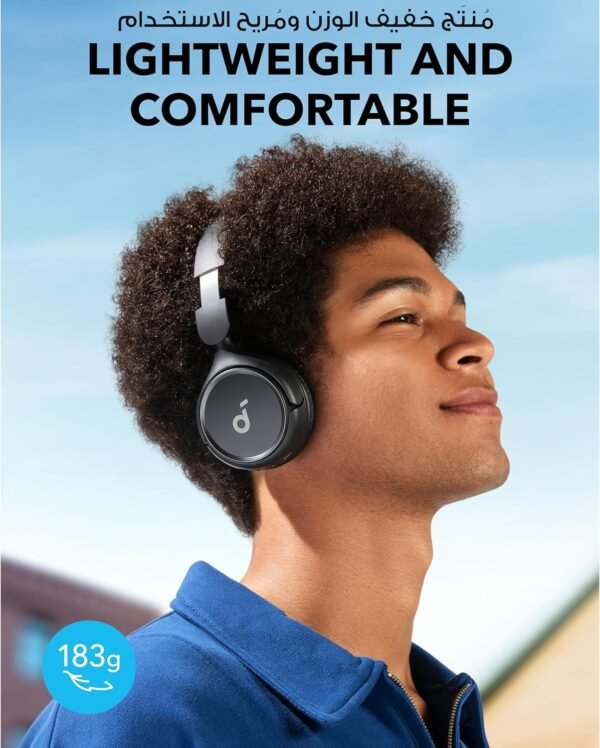 soundcore By Anker H30i Wireless On-Ear Headphones, Foldable Design, Pure Bass, 70H Playtime, Bluetooth 5.3, Lightweight and Comfortable, App Connectivity, Multipoint Connection - Image 4