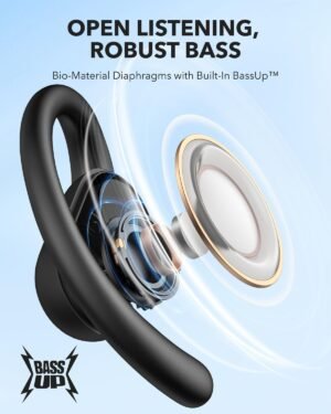 Soundcore by Anker V30i Open-Ear Headphones, Ultra-Comfort, Lightweight Design, Snug Fit, Ergonomic Ear Hooks, Robust Bass, 36H Playtime, Bluetooth 5.3, App Control, Clear Calls, Wireless Earbuds - Image 5