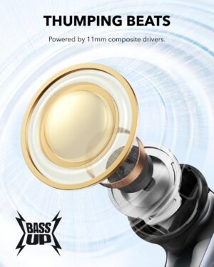 Anker soundcore P40i Noise Cancelling Wireless in Ear Earbuds,Adaptive Noise Cancelling to Environments,Heavy Bass,60H Playtime,2-in-1 Case and Phone Stand,Ipx5,Wireless Charging,Bluetooth 5.3 - Image 3