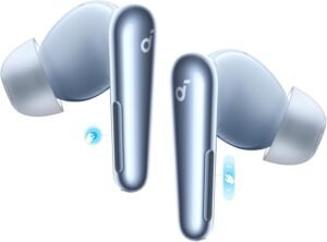 soundcore Liberty 4 Pro by Anker, Noise Cancelling Wireless Earbuds, 7-Sensor and Real-Time Adaptive Noise Cancelling, 2× Faster Charging, Studio-Level Hi-Fi Music, Clear Calls with 9 Mics and AI BLUE - Image 2