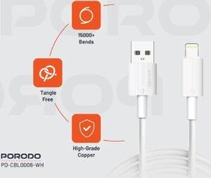 Porodo USB-A QC to Lightning - Image 3