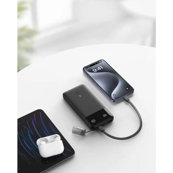 Anker Power Bank Powercore 10000mAh 22.5W Portable Charger with USB C Lanyard Cable A1388 - Image 6