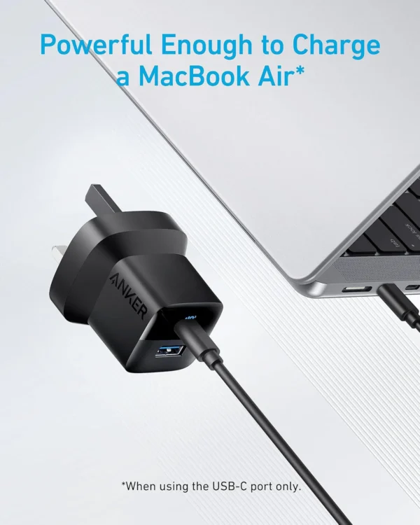 Anker 323 Charger with 322 USB-C to USB-C Cable (33W , 3ft) - Image 2