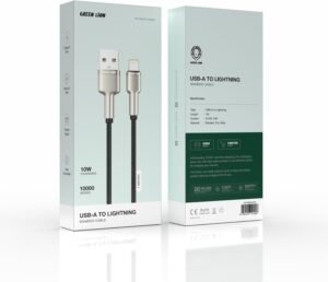 USB-A Lightning Cable Black