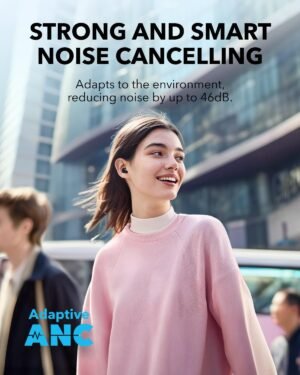 soundcore A30i by Anker, Noise Cancelling Earbuds, Lipstick-Shaped Stylish Design, Tiny, Lightweight Comfort, Smart Noise Cancelling, Clear Sound, IP54, Wireless Earbuds, Bluetooth 5.4 - Image 5