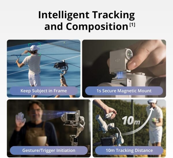 DJI RS 4 Mini Combo, Gimbal Stabilizer for Camera Canon/Sony/Panasonic/Nikon/Fujifilm, Auto Axis Locks, 2kg/4.4lbs Payload, Camera Gimbal, Briefcase Handle - Image 3