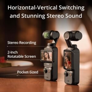 DJI Osmo Pocket 3, Vlogging Camera with 1'' CMOS & 4K/120fps Video, 3-Axis Stabilization, Face/Object Tracking, Fast Focusing, 2" Rotatable Touchscreen - Image 4