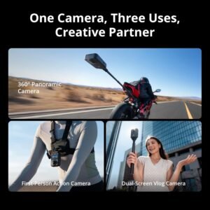 DJI Osmo Action 5 Pro Essential Combo, Waterproof Action Camera with 1/1.3" Sensor, 4K/120fps Video, Subject Tracking, Stabilization, Dual OLED Touchscreens, Action Camera 4K Ideal for Sports, Vlog - Image 8