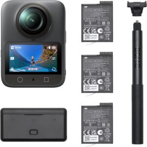 DJI Osmo 360 Adventure Combo, 360 Camera With 1-Inch 360° Imaging, Extended Battery Life With 3 Batteries, Native 8K 360° Video, 4K/120fps & 170° Boost Video - Image 2