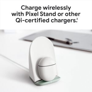 Google Pixel Buds Pro - Noise Canceling Earbuds - Up to 31 Hour Battery Life with Charging Case - Bluetooth Headphones - Compatible with Wireless Charging - Fog - Image 3