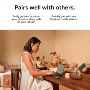 Google Pixel Buds Pro - Noise Canceling Earbuds - Up to 31 Hour Battery Life with Charging Case - Bluetooth Headphones - Compatible with Wireless Charging - Fog - Image 6