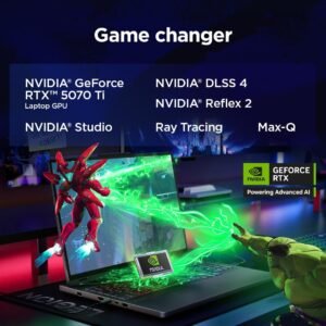 Lenovo Legion 5 16IAX10 Gaming Laptop, 16" WQXGA IPS 240Hz Display, Intel Core Ultra 9 275HX, 32GB RAM, 1TB SSD, GeForce RTX 5060 8GB, Win11, English Keyboard, Storm Grey - Image 6