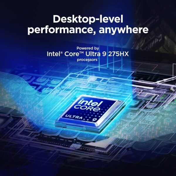 Lenovo Legion 5 16IAX10 Gaming Laptop, 16" WQXGA IPS 240Hz Display, Intel Core Ultra 9 275HX, 32GB RAM, 1TB SSD, GeForce RTX 5060 8GB, Win11, English Keyboard, Storm Grey - Image 7