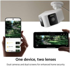 Xiaomi CW100 Dual Outdoor Camera, 3MP+3MP Dual Lenses, Color Night Vision, AI Human and Vehicle Detection, IP66 Water and Dust Resistant - Image 5