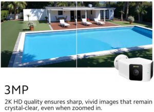 Xiaomi CW100 Dual Outdoor Camera, 3MP+3MP Dual Lenses, Color Night Vision, AI Human and Vehicle Detection, IP66 Water and Dust Resistant - Image 4