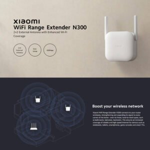Xiaomi N300 WiFi Range Extender UK, 300Mbps Signal Rate, Dual External Antennas, WPA-PSK/WPA2-PSK Encryption, Wide Operating Environment Range - Image 3