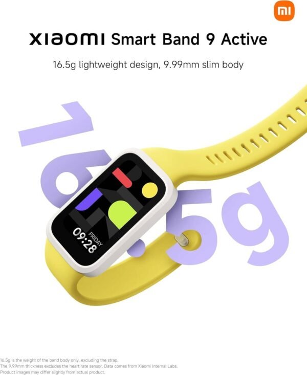Xiaomi Smart Band 9 Active, 1.47" TFT Display For Seamless Interaction,ultra Long Battery Life, Light 9.99mm Ultra-slim Body, Water Resistant Up To 50m, Black - Image 4