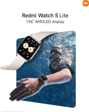 Xiaomi Redmi Watch 5 Lite, Smartwatch With 1.96" Inch AMOLED Display, 5 ATM Water Resistance, 150+ Sports Modes, Heart Rate Monitor, Bluetooth, Black - Image 6