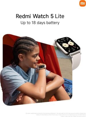 Xiaomi Redmi Watch 5 Lite, Smartwatch With 1.96" Inch AMOLED Display, 5 ATM Water Resistance, 150+ Sports Modes, Heart Rate Monitor, Bluetooth, Light Gold - Image 6