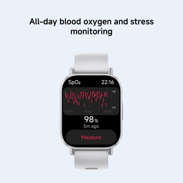 Xiaomi Redmi Watch 5 Active Midnight Black 2.0" LCD display, Long battery life, Bluetooth calling, Noise reduction, Health tracking, 5ATM waterproof, 18 days battery life - Image 4