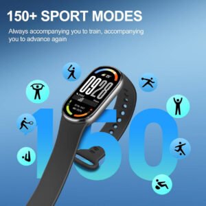 Xiaomi Smart Band 10 Smartwatch, 1.72" AMOLED Display, 60Hz Refresh Rate, Sleep & Stress Tracking, SpO & Heart Rate Monitor, 5ATM Water Resistance, Up to 21-Day Battery Life, Black - Image 4