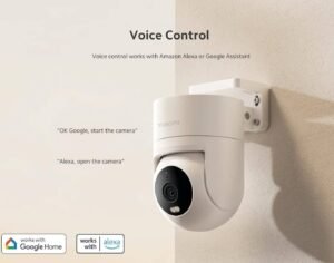 Xiaomi CW300 Outdoor Camera, 4MP Camera, f/1.6 Aperture Lens, 2.5K Ultra-Clear Picture Quality, Two-Way Voice Calling, Wired + Wi-Fi Dual Network, IP66 Water & Dust Resistant - Image 3